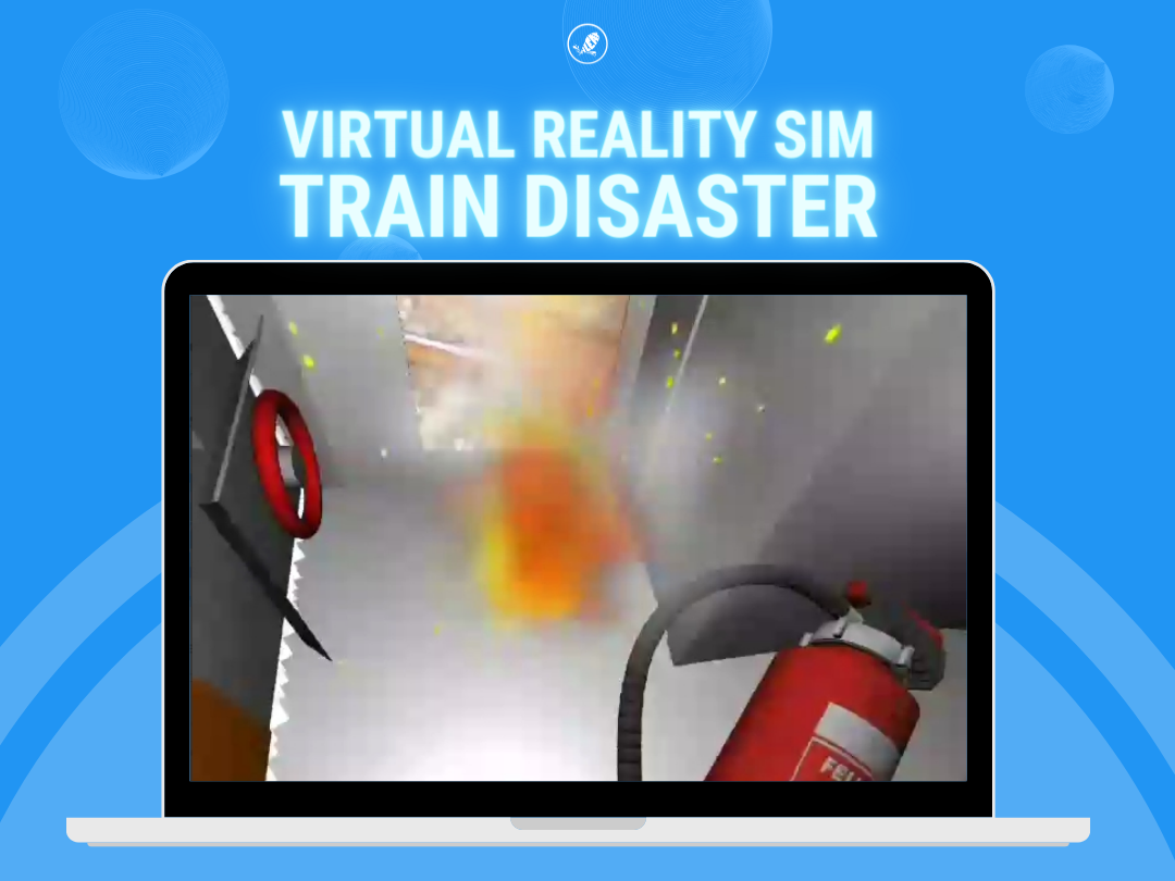 Fire Disaster Inside a Train Carriage: Immersive Virtual Reality Simulation